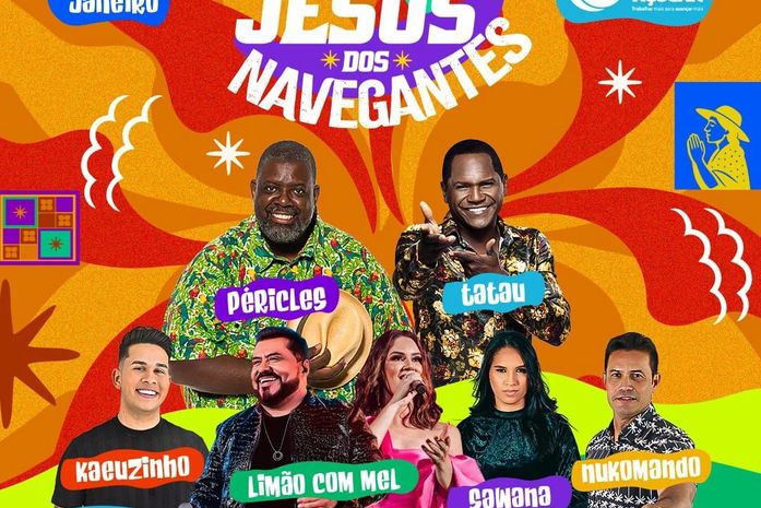 Pão de Açúcar anuncia atrações musicais para a Festa de Bom Jesus dos Navegantes 2026