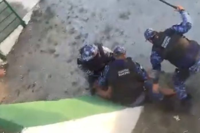 Pai de atleta é agredido por guardas municipais durante jogo em Murici; veja vídeo