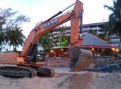 Obras de contenção costeira nas praias de Ponta Verde e Jatiúca estão sendo realizadas