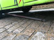 Barra de direção de ônibus disponibilizado por prefeitura do Passo do Camaragibe quebra e causa pânico entre funcionários