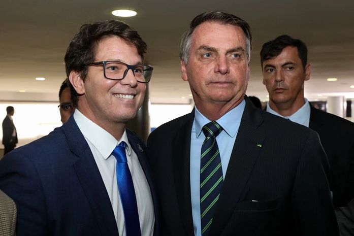 Mário Frias e Jair Bolsonaro