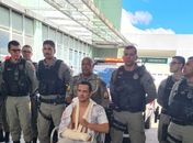 Policial militar vítima de atropelamento na AL-220 em Arapiraca recebe alta do HE do Agreste 


