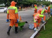 Mutirão recolhe 190 toneladas de lixo no Dique Estrada