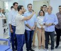 Luciano Amaral visita obras em Penedo ao lado de Ronaldo Lopes e Guilherme Lopes, reforçando parceria pelo desenvolvimento e fortalecendo base política local
