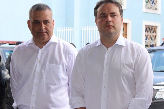 Promotor Alfredo Gaspar e o governador Renan Filho