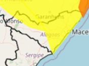 Inmet divulga novo alerta de chuvas para 17 municípios alagoanos; veja a lista
