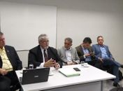 Promotor José Malta Marques conversou com a imprensa
