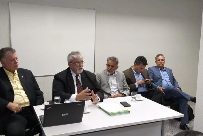 Promotor José Malta Marques conversou com a imprensa