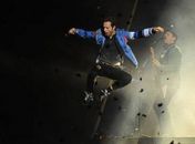 A banda inglesa Coldplay durante apresentação no Brit Awards. (Foto: Reuters)