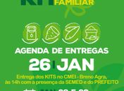 Entrega dos kits inicia nesta terça-feira (26).