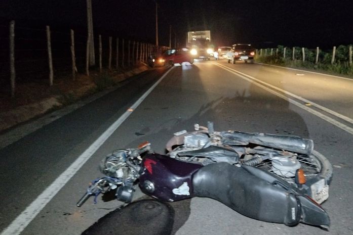 Colisão entre moto e carro deixa homem gravemente ferido na AL-115 em Girau do Ponciano