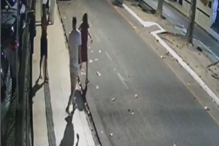 Vídeo mostra arrastão em ruas da Ponta Verde, em Maceió