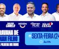 Caravana de Renan Filho e Renan Calheiros desembarca em Palmeira nesta sexta-feira (24)