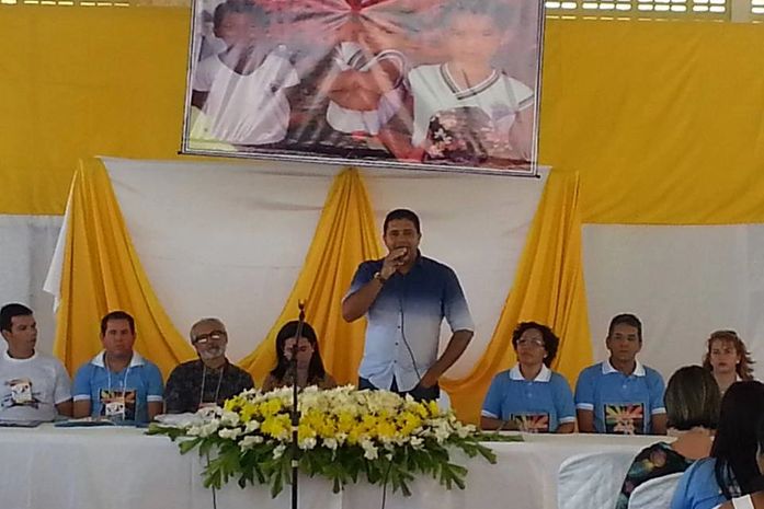 Conferência foi realizada no Ginásio Poliesportivo do Centro Educacional Prof: Ernane de Figueiredo Magalhães