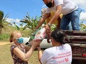 Assistência Social de Santana do Mundaú realiza entrega de 308 cestas básicas às comunidades quilombolas