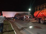 Acidente aconteceu no trevo de acesso à cidade de São Miguel dos Campos, interior de Alagoas.