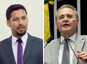 Rodrigo Cunha e Renan Calheiros