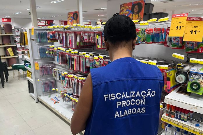 Material escolar: Procon Alagoas divulga resultado de pesquisa de preços em papelarias