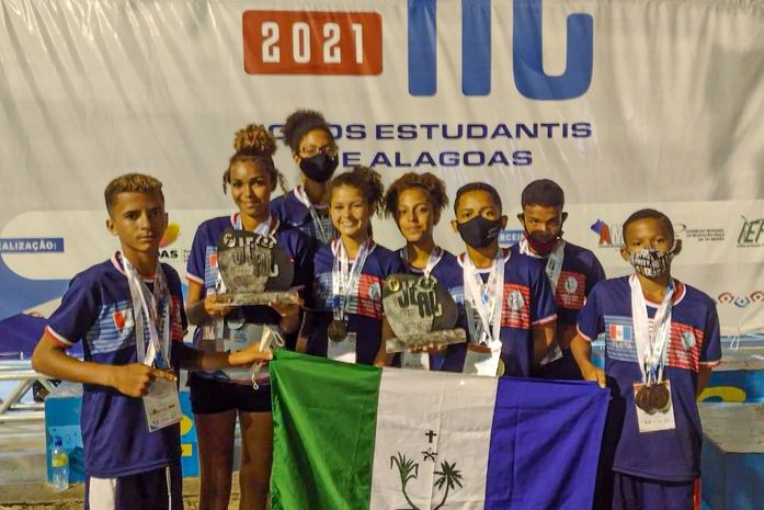 JEAL: Alunos de Feliz Deserto ganham ouro e prata no Atletismo