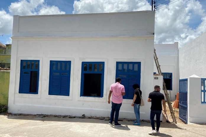 Prefeitura e Iphan fazem vistoria em obra da Casa Museu Graciliano Ramos
