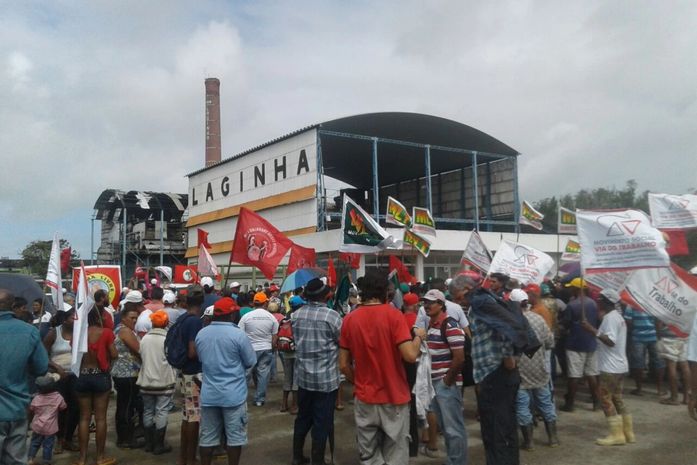 Movimentos agrários ocupam área da Usina Laginha