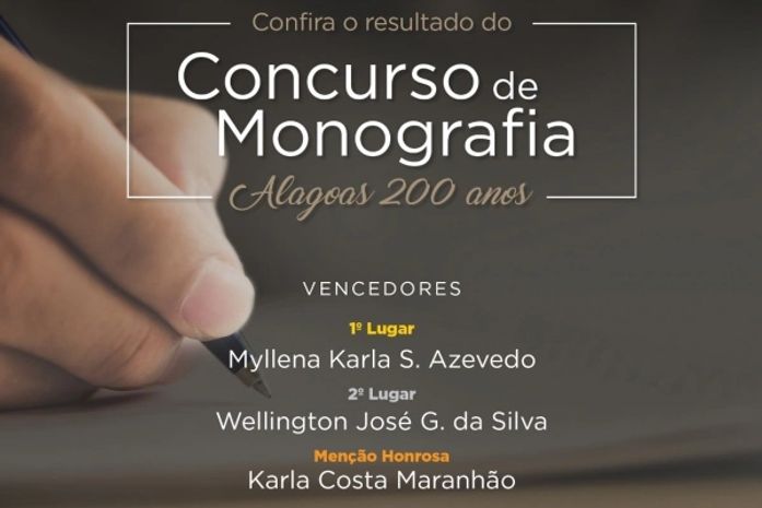 Arquivo Público divulga resultado do concurso Alagoas 200 anos