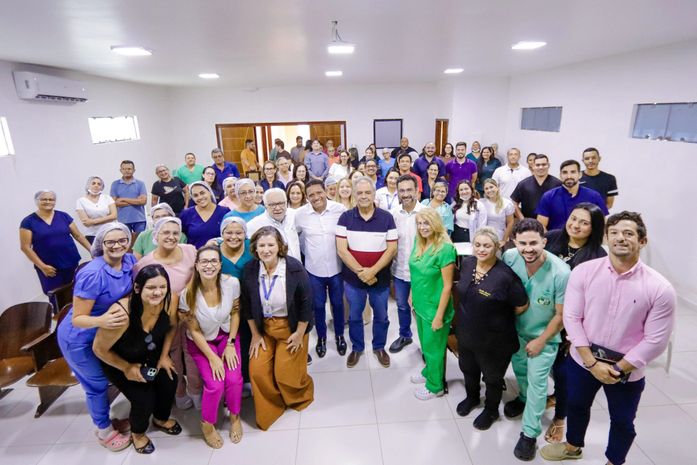 Tia Júlia, Paulo Dantas, Silvio Camelo e Júlio Cezar anunciam novos serviços para o Santa Rita