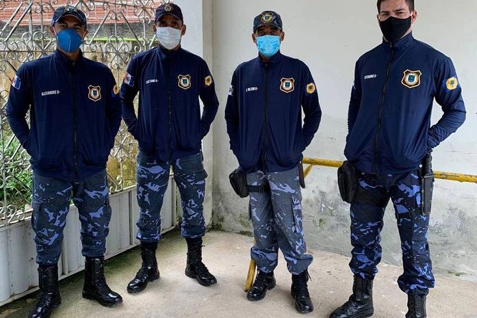 Guardas Municipais de Santana do Mundaú recebem equipamentos para melhor desempenho das funções nas barreiras sanitárias
