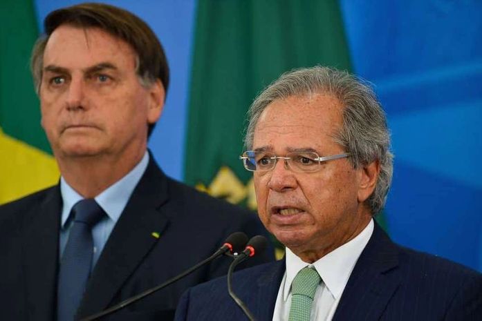Jair Bolsonaro e Paulo Guedes