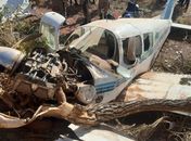MT: Avião cai por falta de combustível e deixa quatro feridos