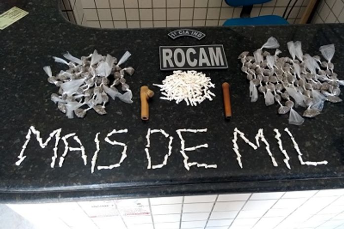 Homem é preso e menores apreendidos com drogas em São Miguel