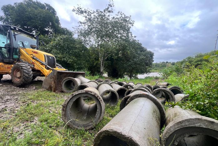 Prefeitura de Branquinha realiza grande obra de drenagem no assentamento Santo Antônio da Boa Vista