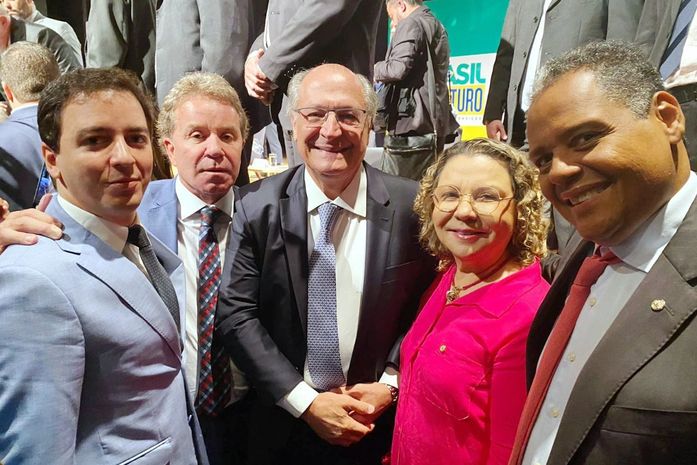 Tereza Nelma e Geraldo Alckmin