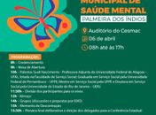 I Conferência Municipal de Saúde Mental acontece nesta quarta (6), em Palmeira