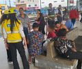 Equipe Social do Ronda no Bairro presta atendimento à criança ferida no Terminal do Benedito Bentes