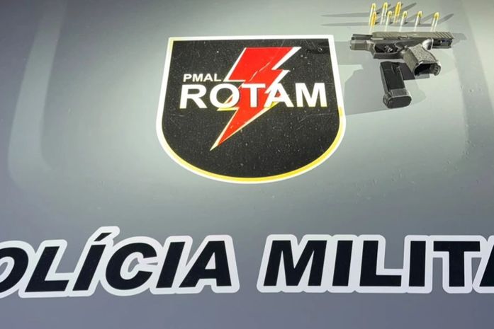 Homem é preso com pistola calibre 9mm após fuga e tumulto na Chã da Jaqueira
