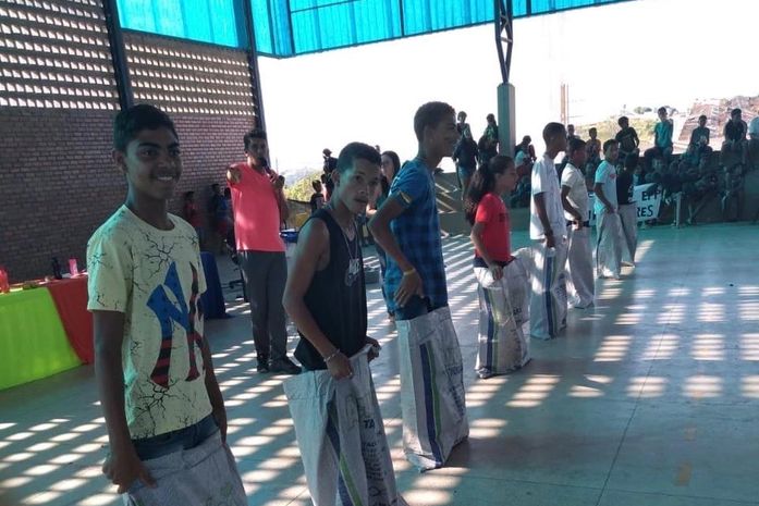 Estudantes da Escola Pequeno Príncipe em Santana do Mundaú participam de Gincana