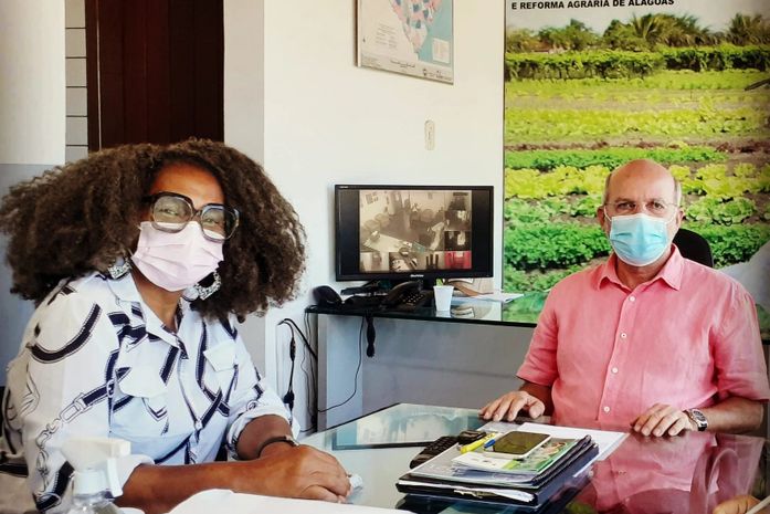 A segunda-feira iniciou, com um substantivo e produtivo diálogo, dessa ativista, com Jaime Silva, presidente do Iteral.