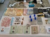 Drogas apreendidas com grupo 
