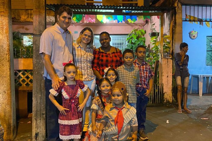 Vereadora Gaby Ronalsa visita comunidades nos festejos juninos da capital