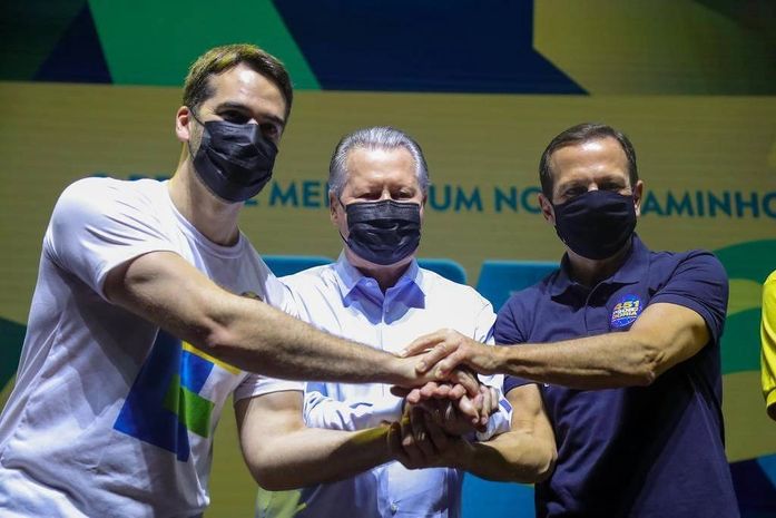 Leite, Virgílio e Doria nas prévias do PSDB