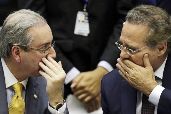 Eduardo Cunha e Renan Calheiros