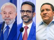 Lula, Paulo Dantas e Júlio Cezar 