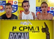 Valdemir da Conceição Galvão, 18 anos, Ailton José Correia de Lima, 23, e David Barbosa da Cunha, 34