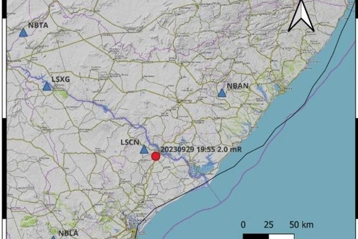 Segundo laboratório, abalo foi registrado em Arapiraca na segunda-feira (28)