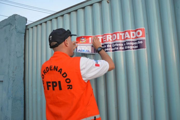 Matadouro irregular interditado