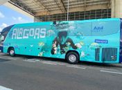 Ônibus da Azul que circula entre São Paulo e Campinas 