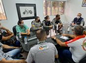 Na reunião, trabalhadores apresentaram reivindicações da categoria 