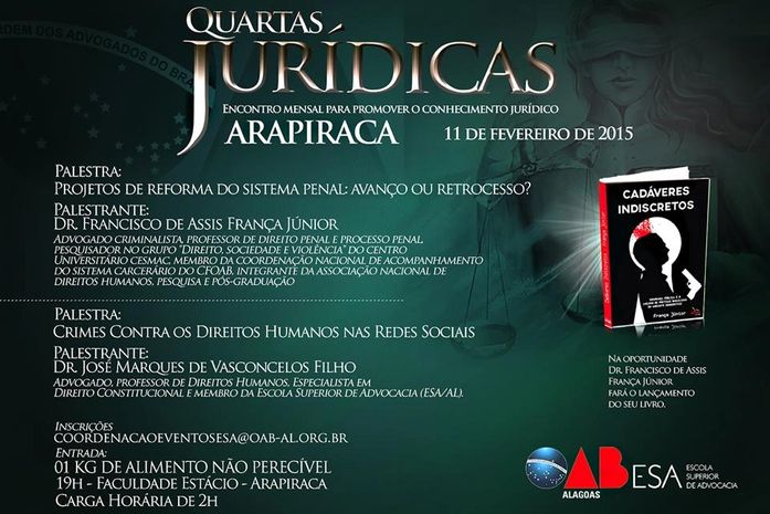 Quartas Jurídicas em Arapiraca