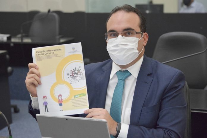 Davi Maia reúne propostas e apresenta plano de enfrentamento à crise